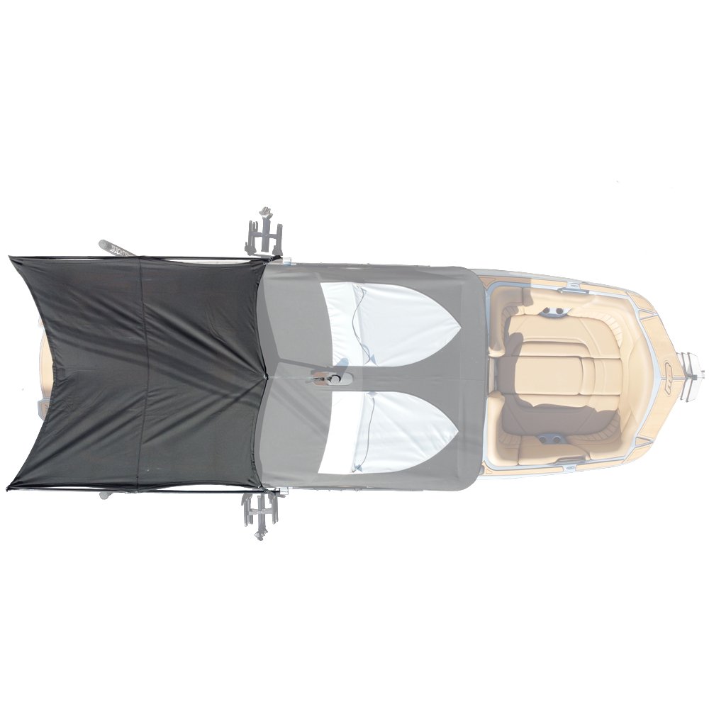 8' Folding Canopy Mounted Shade Sail, 83"-85" Wide - BoardCo
