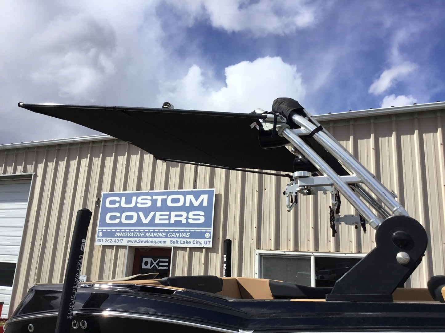 8' MasterCraft Tower Mounted Shade Sail - BoardCo