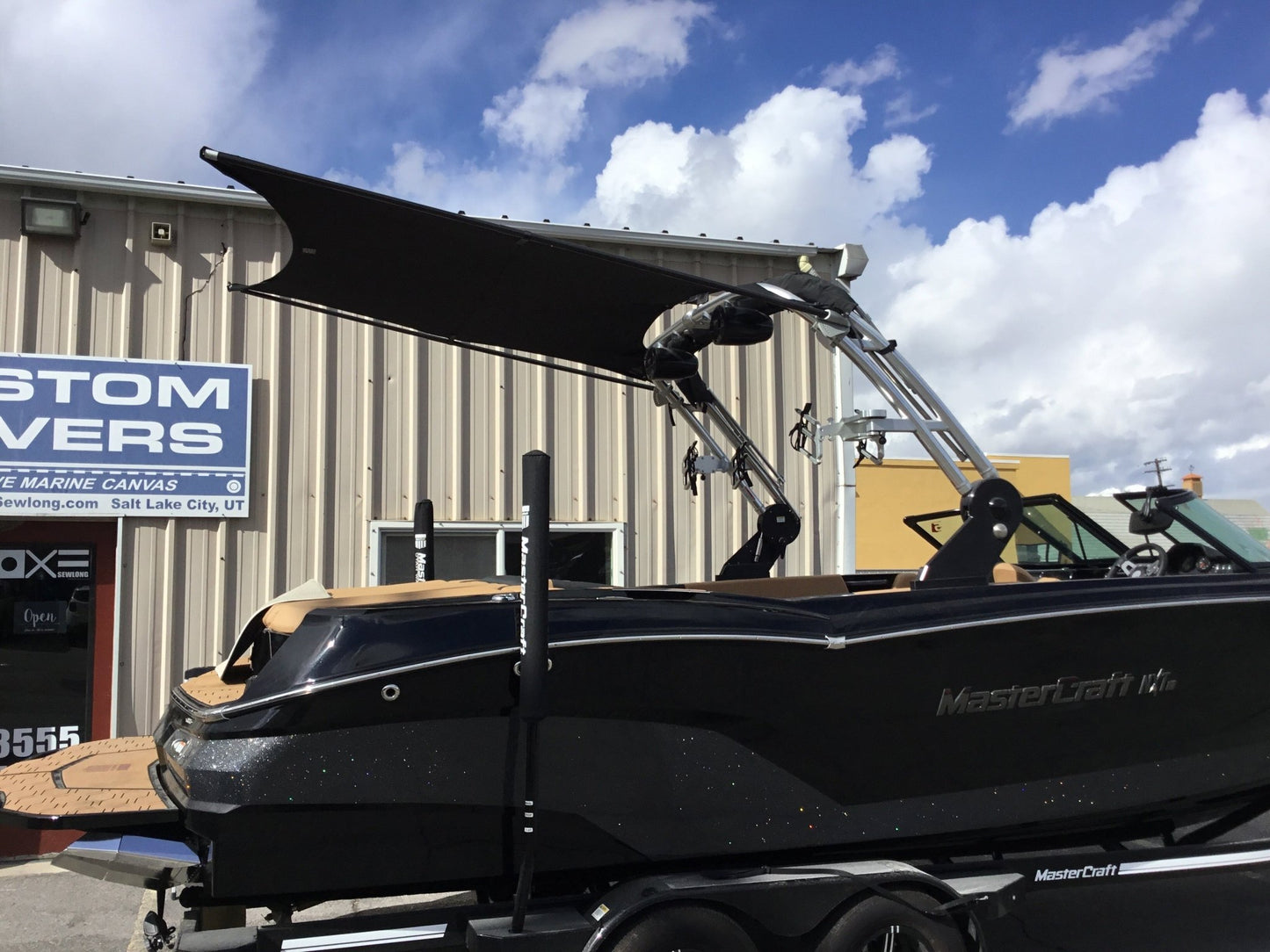 8' MasterCraft Tower Mounted Shade Sail - BoardCo