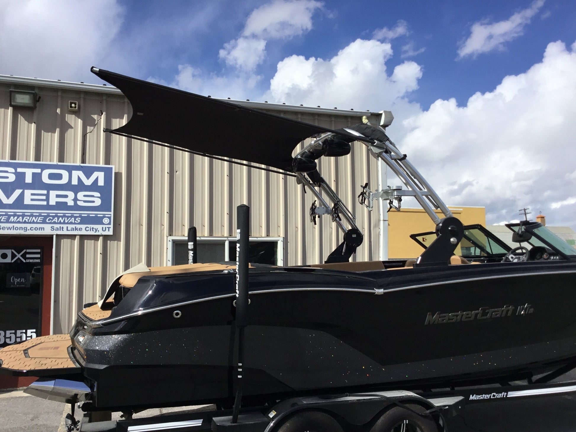 8' MasterCraft Tower Mounted Shade Sail - BoardCo