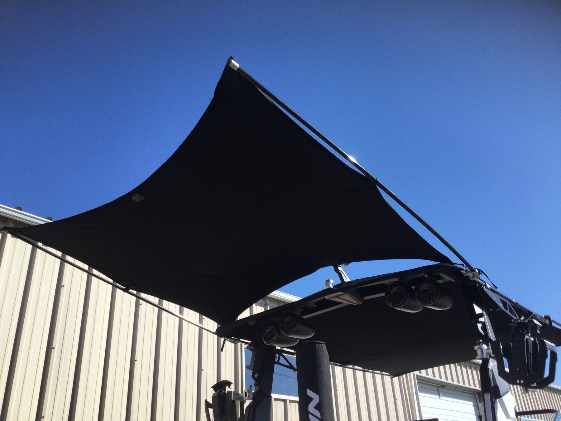 8' Nautique G Folding Canopy Top Mounted Shade Sail (97" - 99" Wide) - BoardCo