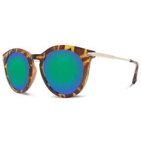 Abaco Bella Sunglasses in Gloss Tortoise/Ocean Mirror - BoardCo