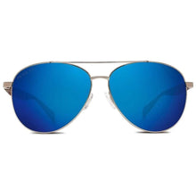 Abaco Burton Sunglasses in Silver/Deep Blue Mirror - BoardCo