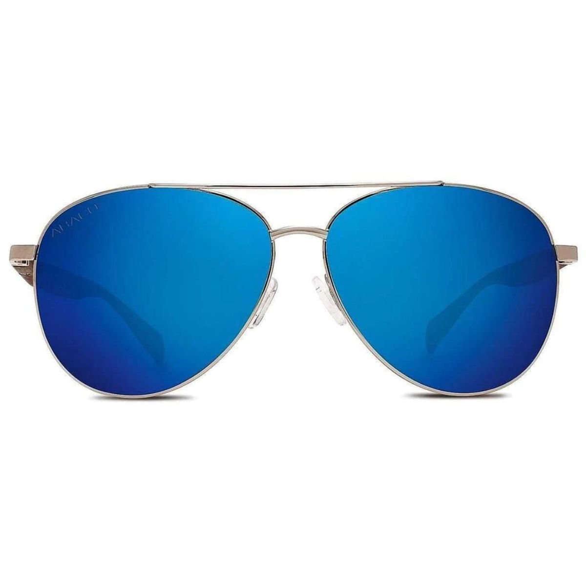 Abaco Burton Sunglasses in Silver/Deep Blue Mirror - BoardCo