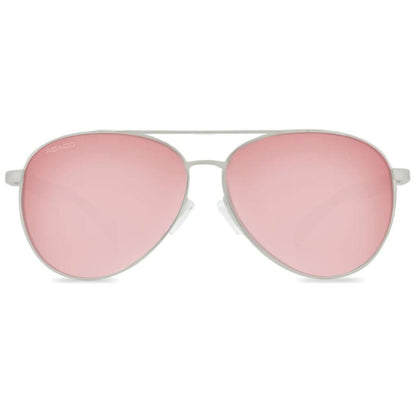 Abaco Burton Sunglasses in Silver/White/Rose Gold - BoardCo