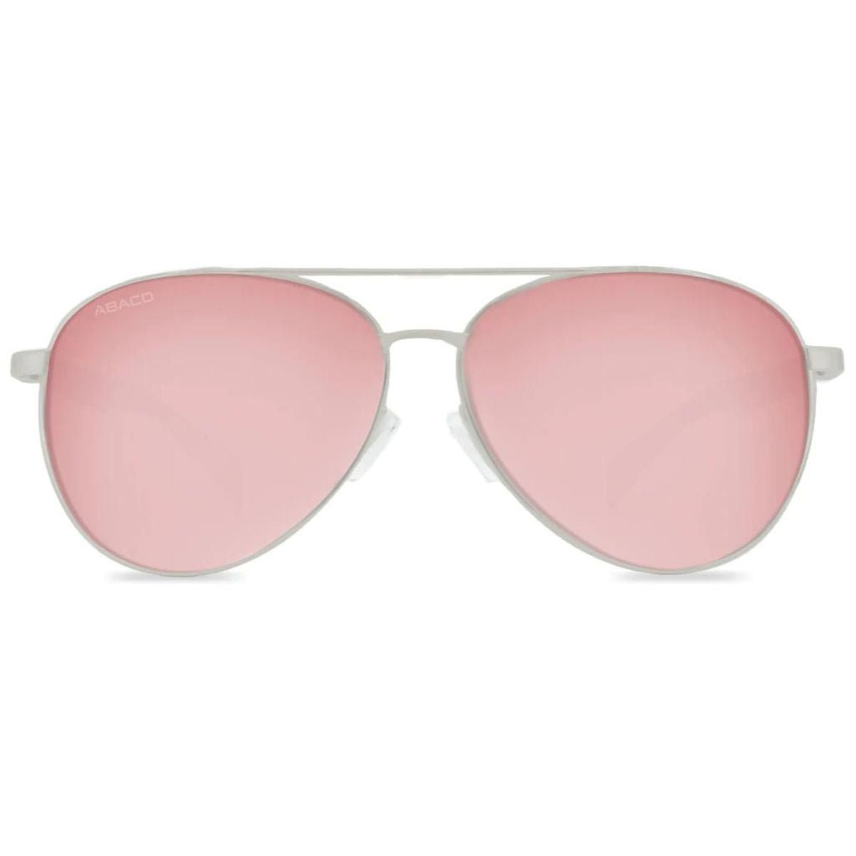 Abaco Burton Sunglasses in Silver/White/Rose Gold - BoardCo