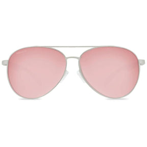 Abaco Burton Sunglasses in Silver/White/Rose Gold - BoardCo