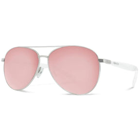Abaco Burton Sunglasses in Silver/White/Rose Gold - BoardCo