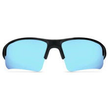 Abaco Forty Four - Forty Four Sunglasses in Matte Black/Caribbean Blue - BoardCo