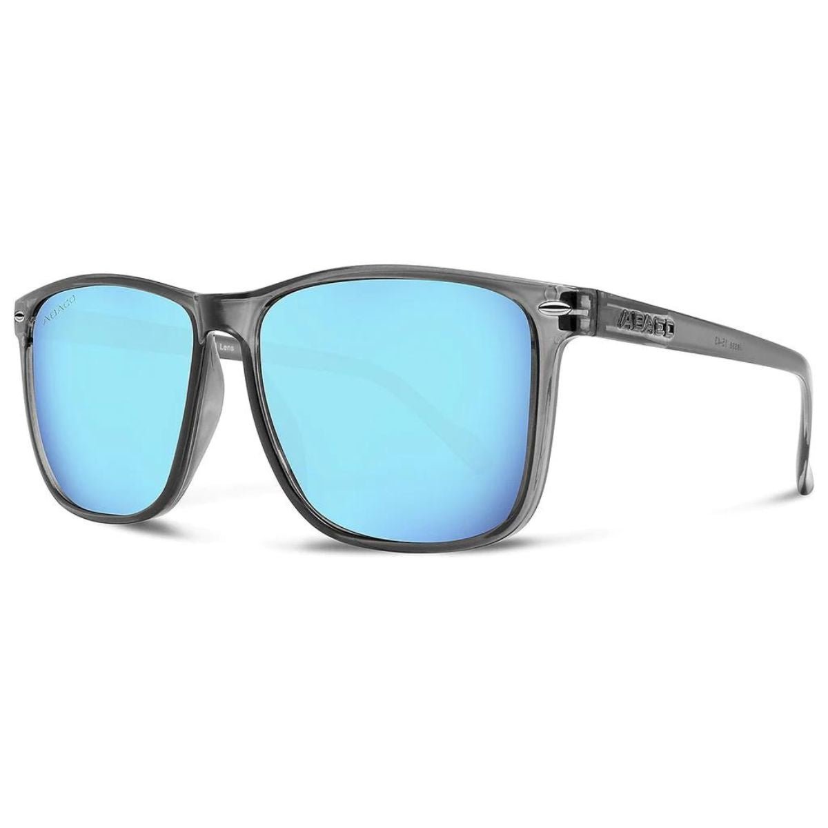Abaco Jesse Sunglasses in Crystal Grey/Caribbean Blue - BoardCo