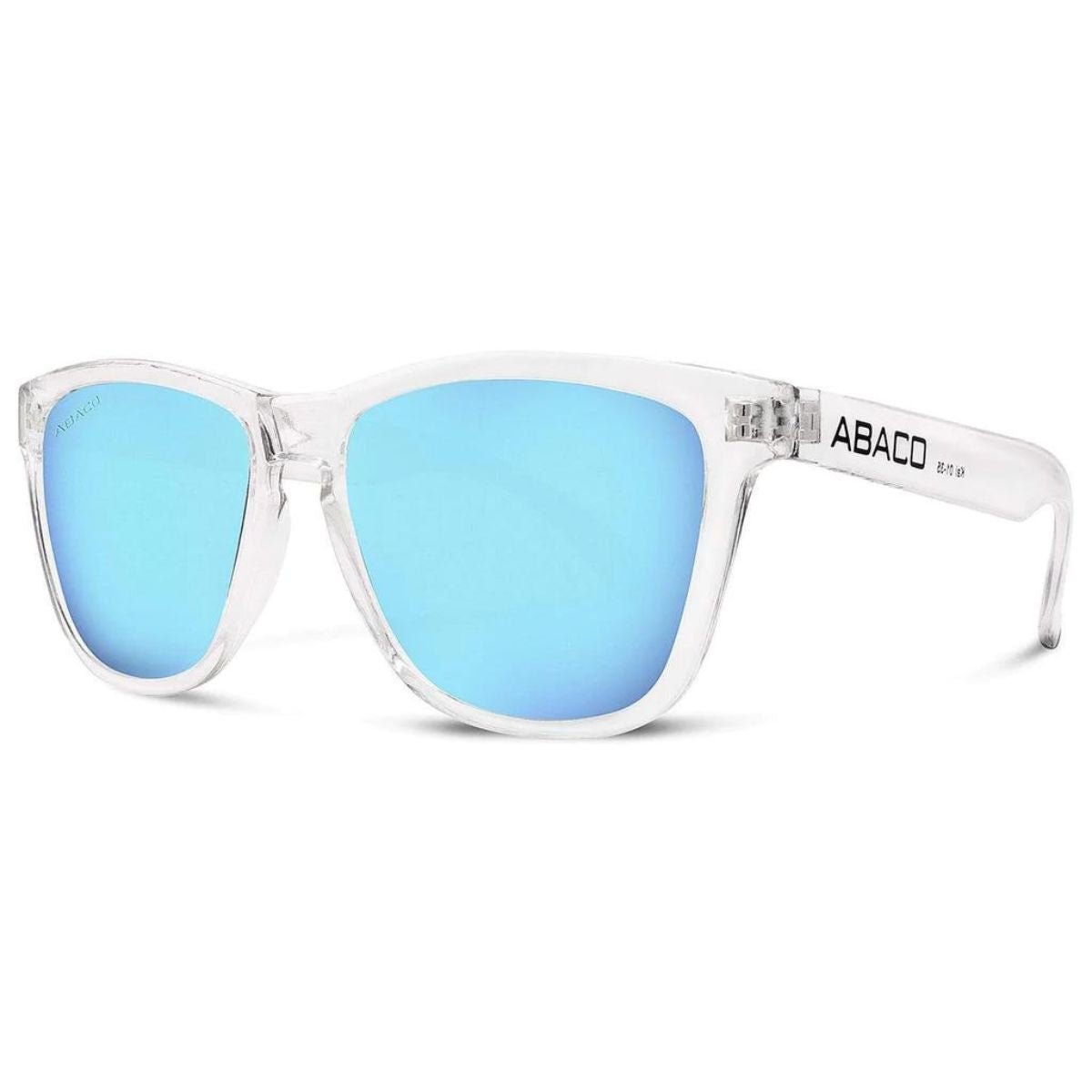 Abaco Kai Sunglasses in Crystal Clear/Caribbean Blue - BoardCo