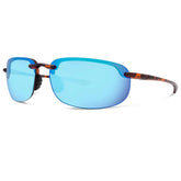 Abaco Lineup Sunglasses in Tortoise/Caribbean Blue - BoardCo