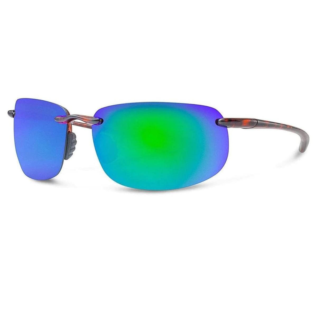 Abaco Outrigger Sunglasses in Tortoise/Ocean Mirror - BoardCo