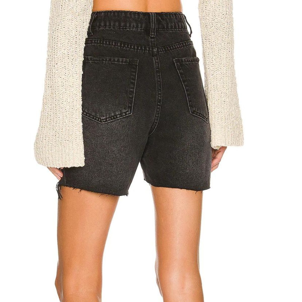 Amuse Society Bella Denim Short in Black Fade - BoardCo