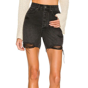 Amuse Society Bella Denim Short in Black Fade - BoardCo