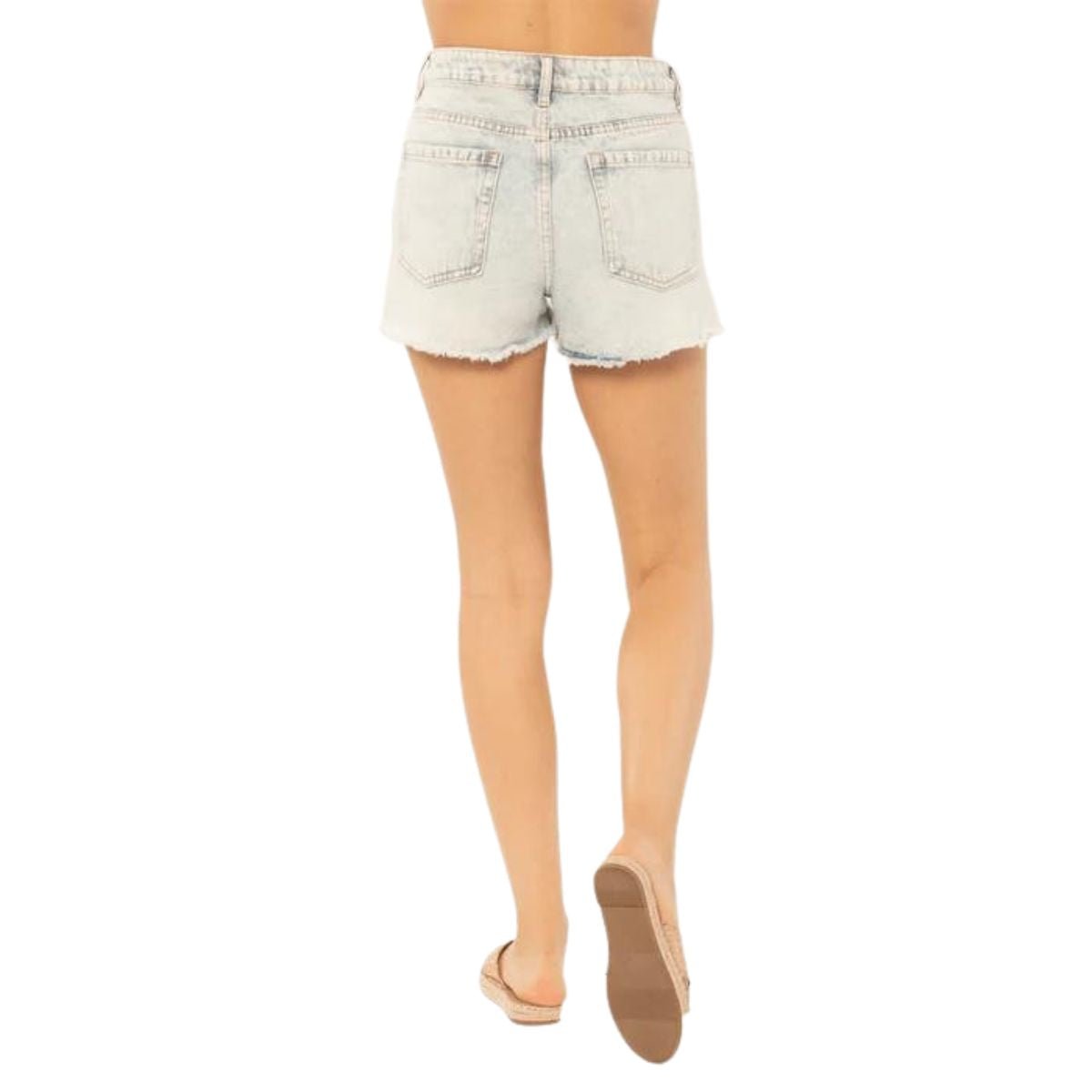 Amuse Society Shoreline Denim Short in Sunfade Wash - BoardCo