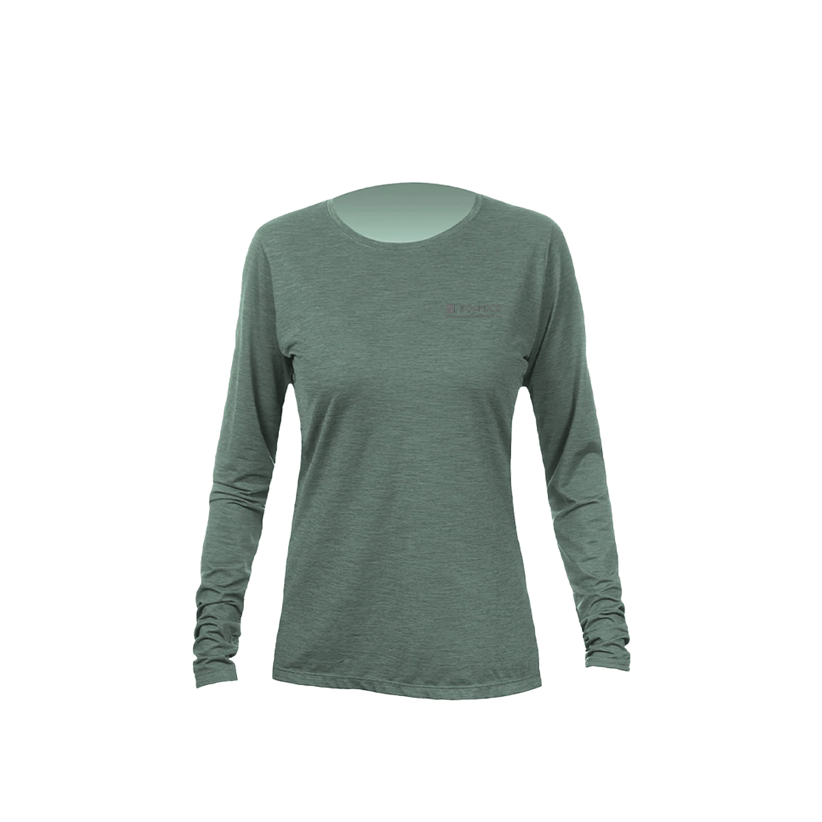 ANETIK BoardCo Breeze Tech L/S in Dark Olive Heathered - BoardCo