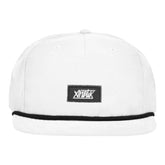 ANETIK Bolt Retro Trucker Hat in White - BoardCo