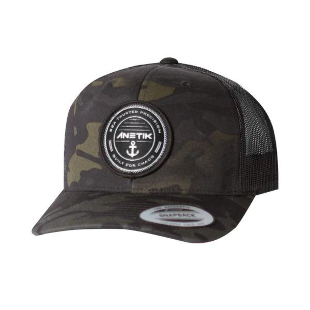 ANETIK Dockside Lo Pro Trucker Hat in Dark Camo - BoardCo