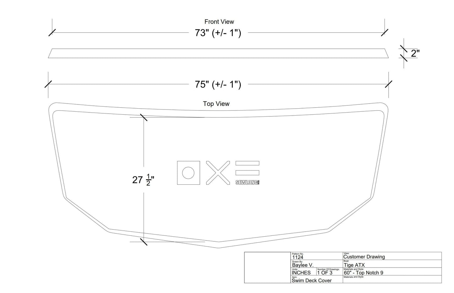 ATX Swim Platform Cover - BoardCo