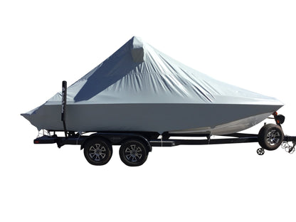 Axis A20 with Grey Skull Tower and Factory Bimini Double Up Storage Cover - BoardCo