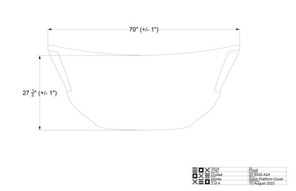 Axis Curled Swim Platform Cover - BoardCo
