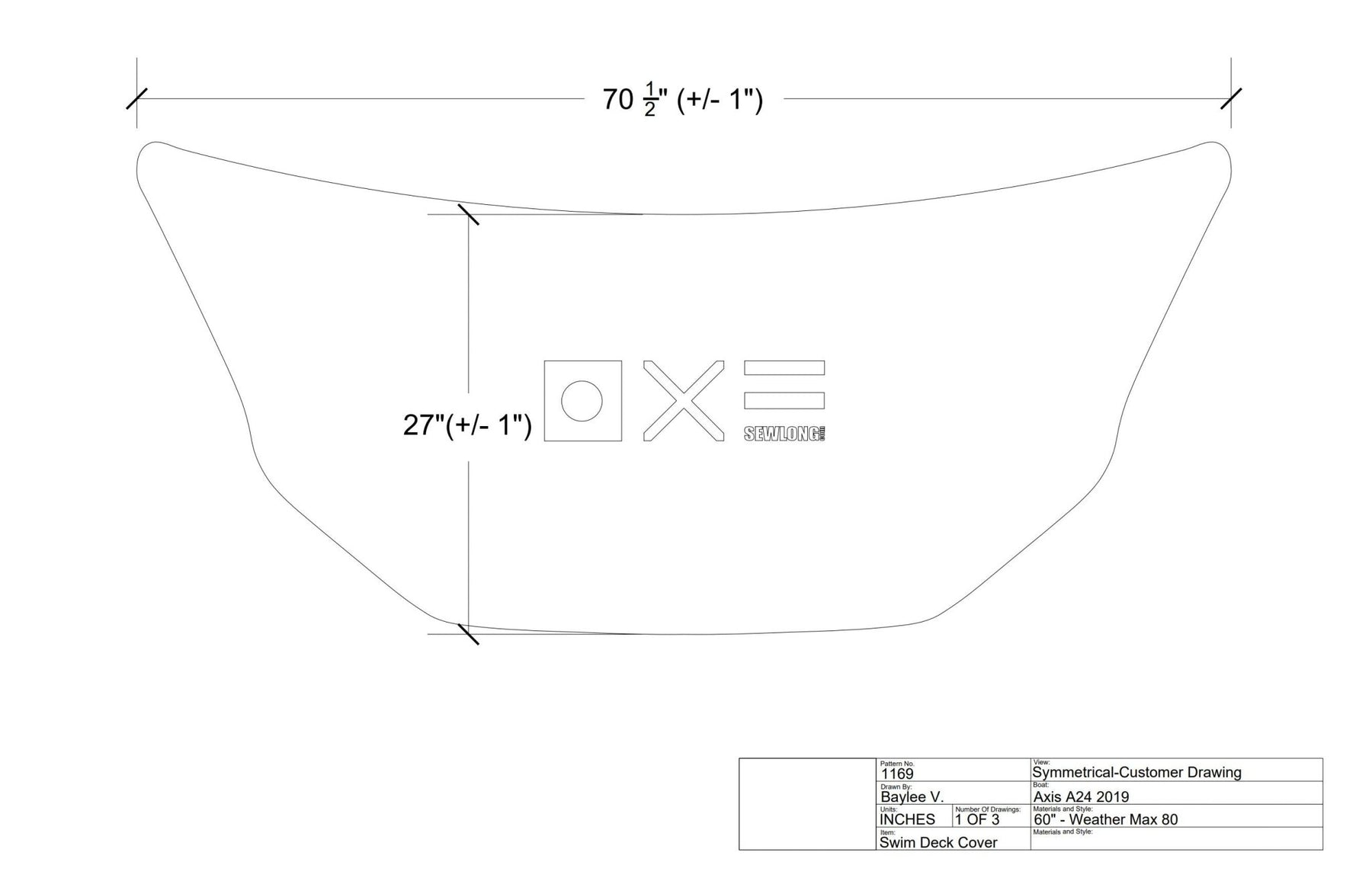 Axis SG Swim Platform Cover - BoardCo