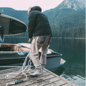 Bearded Goat Dune Sweatpant in Grey + Charcoal - BoardCo