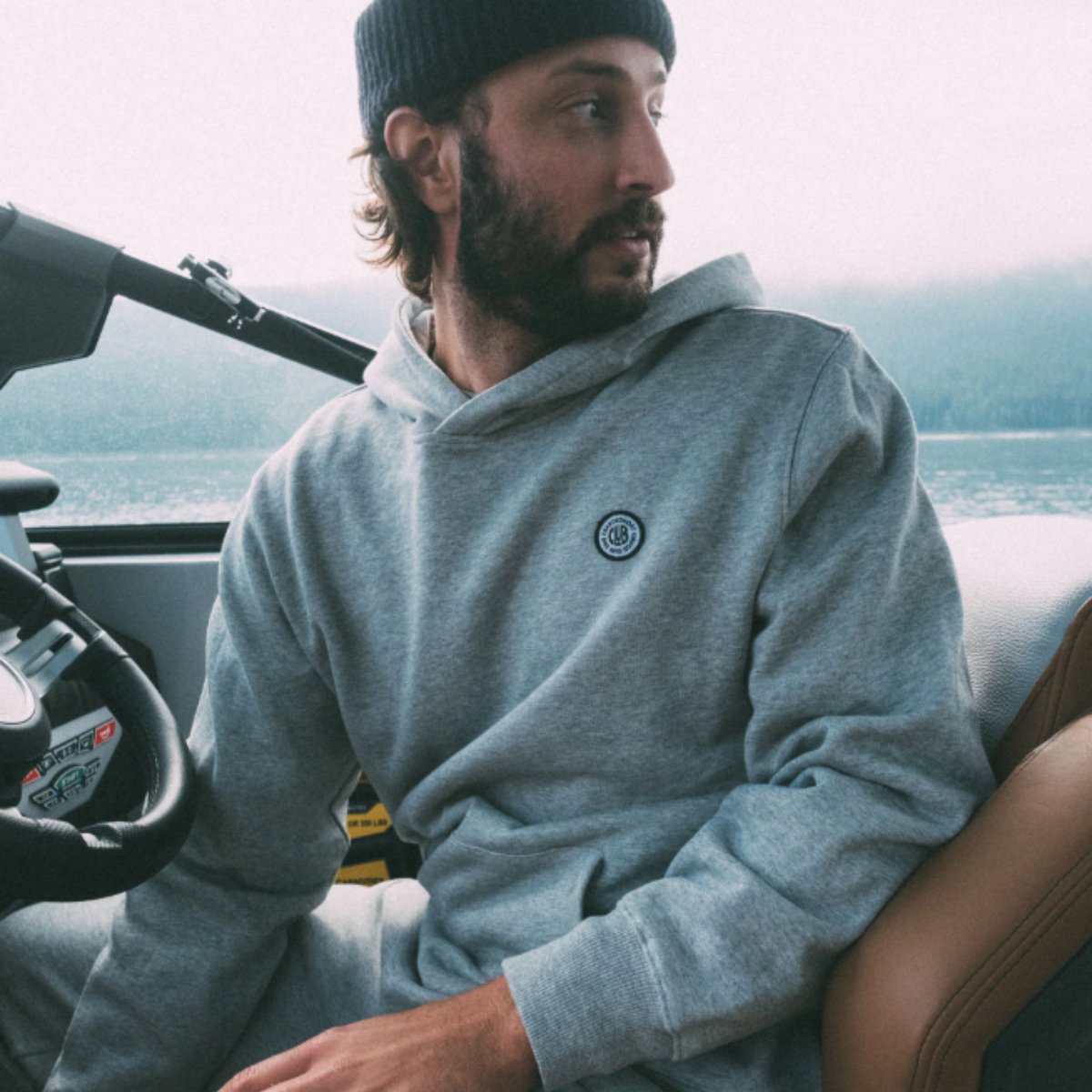 Bearded Goat Void Hoodie in Heather Grey - BoardCo