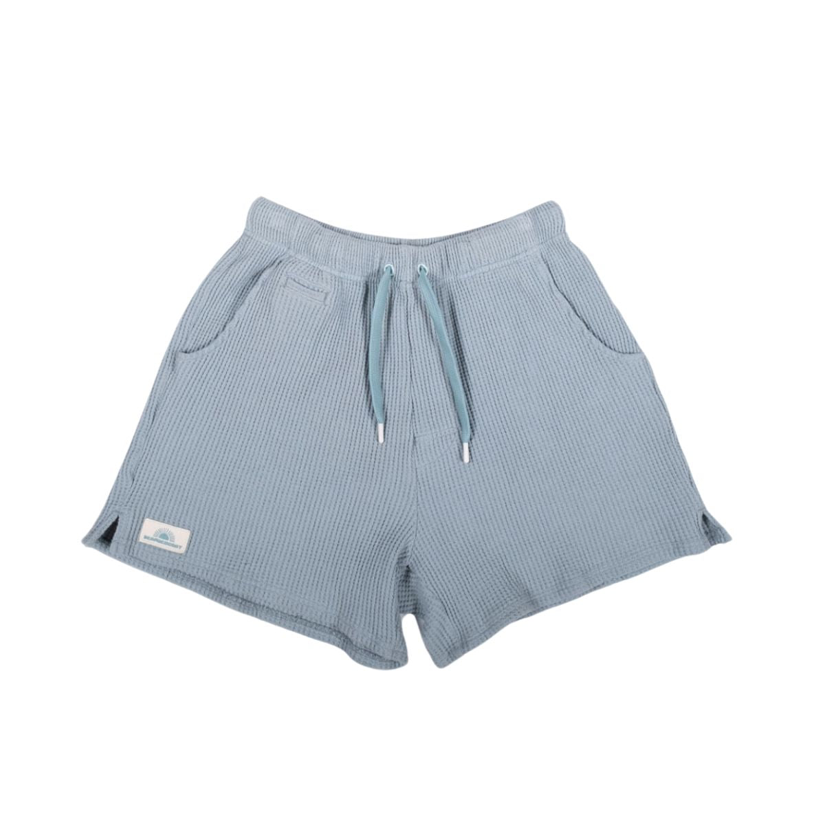 Bearded Goat Women's Kona Waffle Short in Light Blue - BoardCo