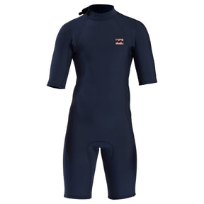 Billabong 2/2mm Boys Abso BZ Short Sleeve Spring Wetsuit in Military - BoardCo