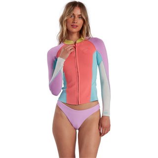 Billabong 2mm Peeky Wetsuit Jacket in Neon Daze - BoardCo