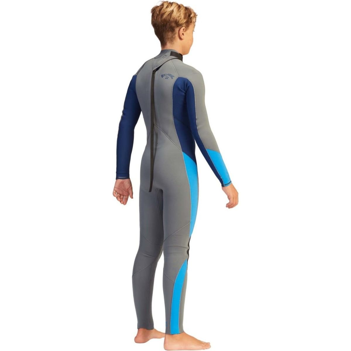 Billabong 3/2mm Boys Absolute Flatlock Full Wetsuit in Ash - BoardCo