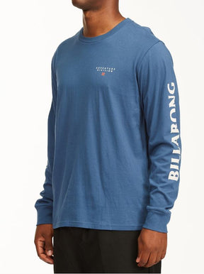 Billabong A/Div Lines Long Sleeve T-Shirt in New Blue - BoardCo