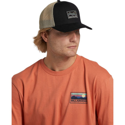 Billabong A/Div Walled Trucker Hat in Black - BoardCo