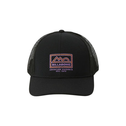 Billabong A/Div Walled Trucker Hat in Black - BoardCo