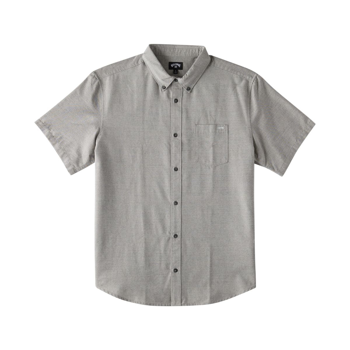 Billabong All Day Short Sleeve Woven Shirt in Light Grey - BoardCo