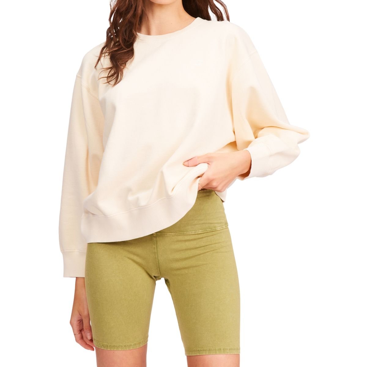 Billabong Biker Babe Shorts in Avocado - BoardCo