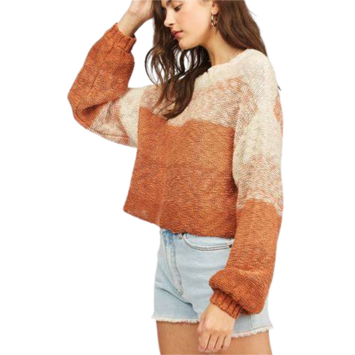 Billabong Blending In Sweater in Sandstone - BoardCo