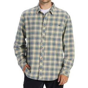 Billabong Coastline Long Sleeve Flannel in Mud - BoardCo