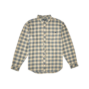 Billabong Coastline Long Sleeve Flannel in Mud - BoardCo