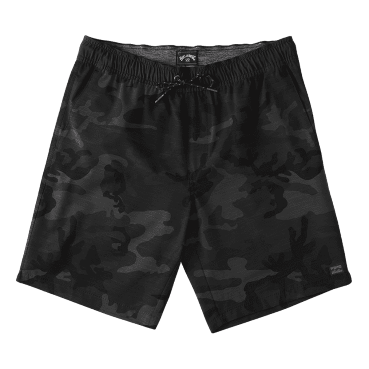 Billabong Crossfire Elastic Waist Submersible Shorts in Black Camo