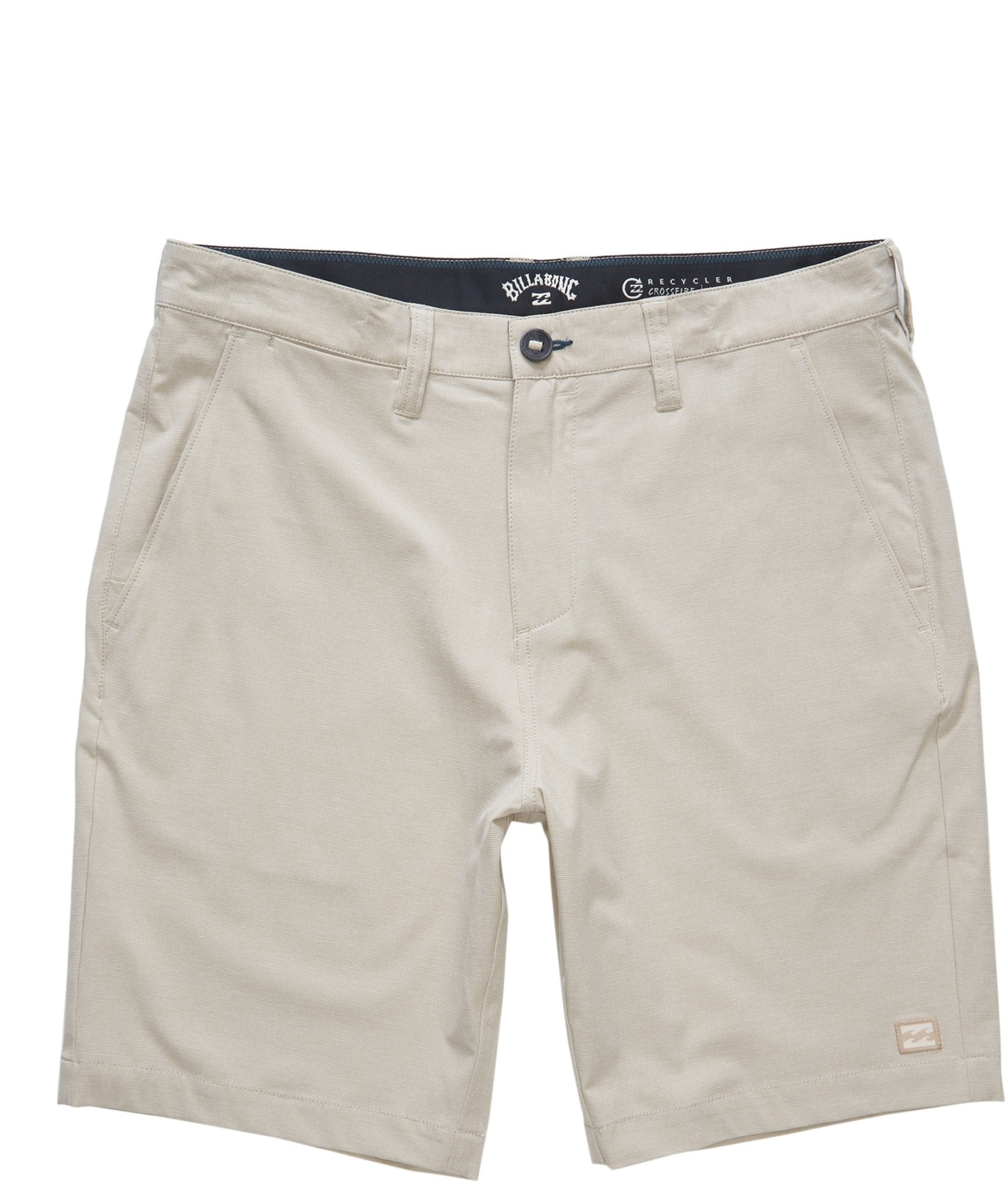 Billabong Crossfire Mid Submersible 19" Hybrid Shorts in Moon - BoardCo