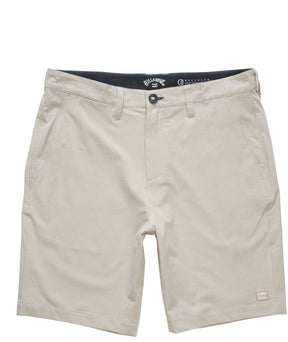Billabong Crossfire Mid Submersible 19" Hybrid Shorts in Moon - BoardCo