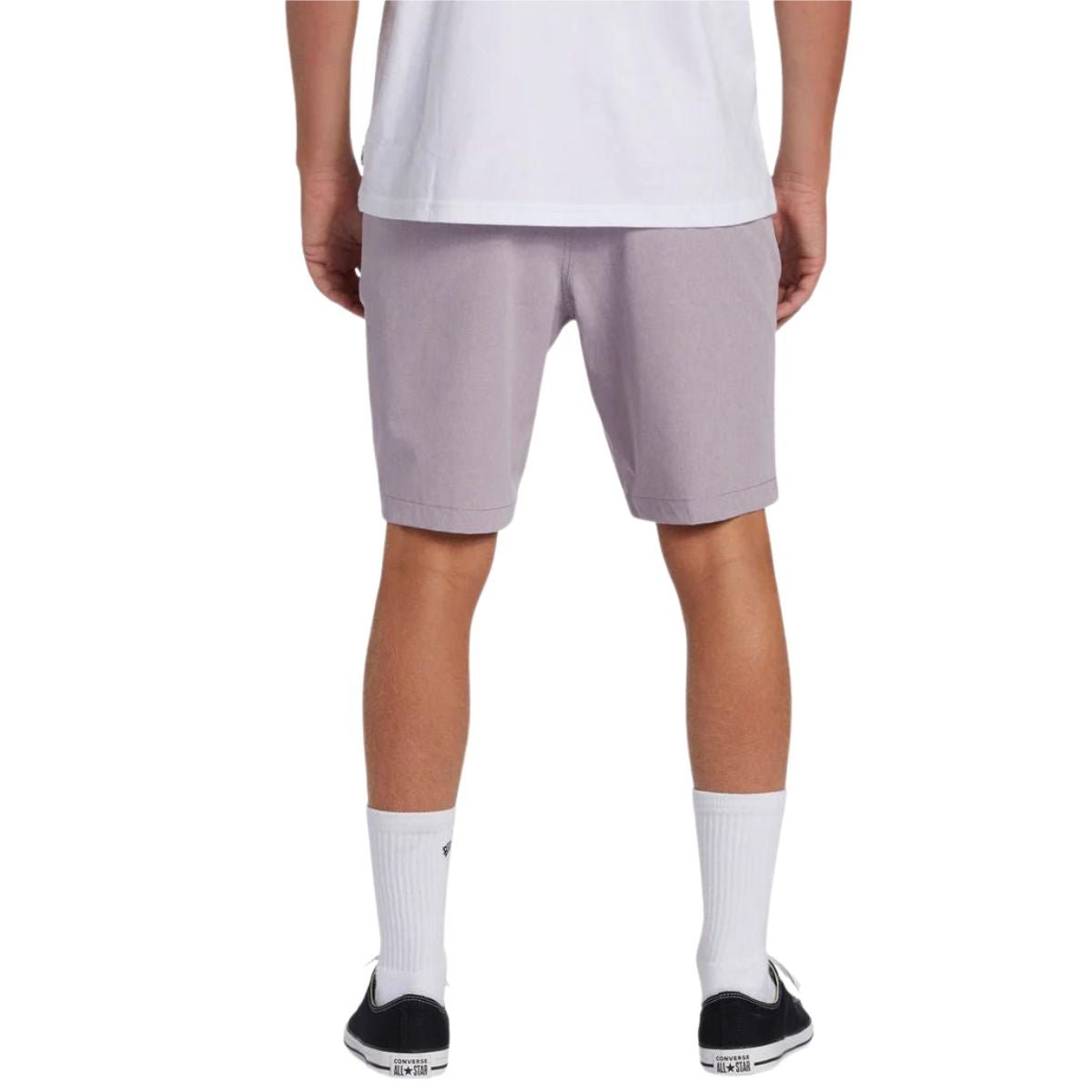 Billabong Crossfire Mid Submersible 19" Hybrid Shorts in Plum - BoardCo