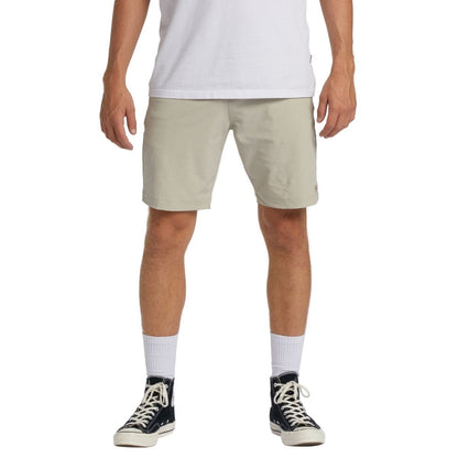 Billabong Crossfire Submersible Hybrid Shorts in Khaki - BoardCo
