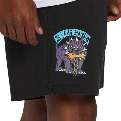 Billabong Dog Days Layback Boardshorts in Black - BoardCo