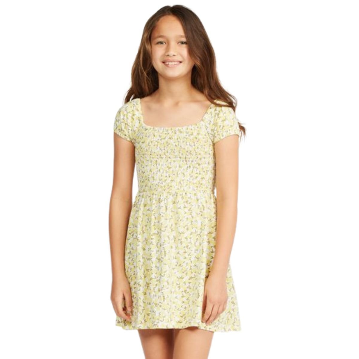 Billabong Girls Beach Love Mini Dress in Lemonade - BoardCo