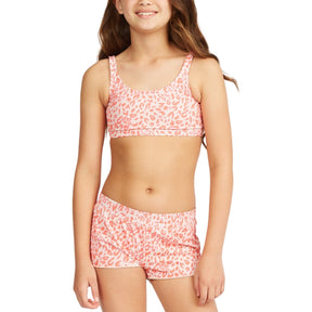 Billabong Girls Chase The Wild Swim Shorts in Just Peachy - BoardCo