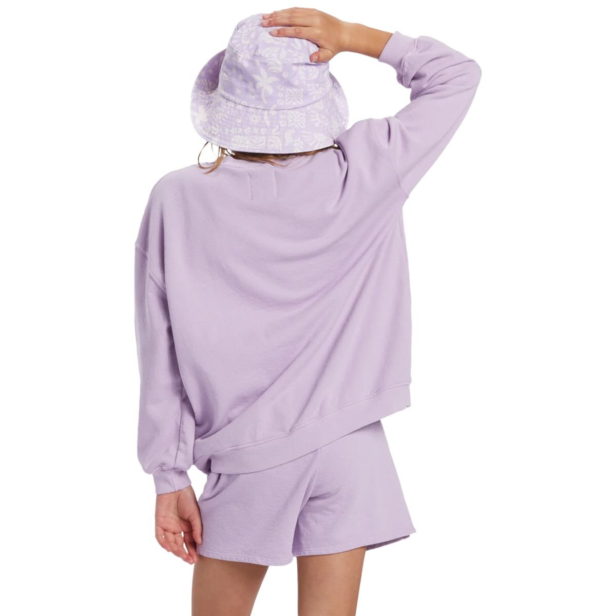 Billabong Girls Making Waves Sweatshirt in Peaceful Lilac - BoardCo